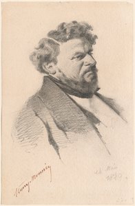 Miehen muotokuva tekijältä Henry Bonaventure Monnier