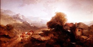 Walesin maisema tekijältä Henry Bright
