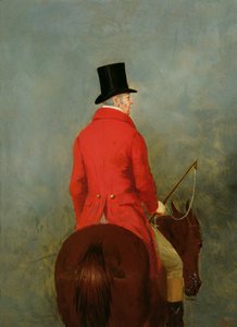 Thomas Cholmondeleyn, ensimmäisen lordi Delameren, muotokuva hänen Hunterista: Tutkimus "The Cheshire Hunt at Tatton Park"