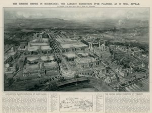 Brittiläinen imperiumi mikrokosmoksessa (litografia)