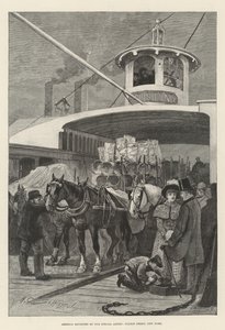 Special Artist, Fulton Ferry, New York, vieraili Amerikassa tekijältä Henry Charles Seppings Wright
