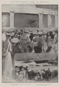 Kuninkaan matka, kohtauksia Portsmouthissa tekijältä Henry Charles Seppings Wright
