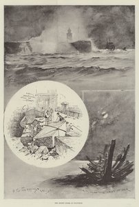 Viimeaikainen myrsky Holyheadissa tekijältä Henry Charles Seppings Wright