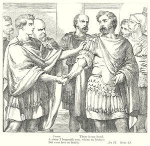 Antonius ja Kleopatra (kaiverrus) tekijältä Henry Courtney (after) Selous