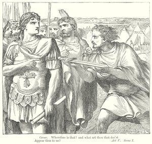 Antonius ja Kleopatra (kaiverrus) tekijältä Henry Courtney (after) Selous