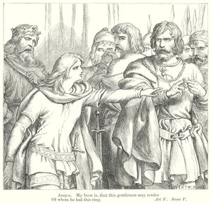 Cymbeline (kaiverrus) tekijältä Henry Courtney (after) Selous