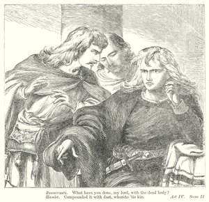 Hamlet (kaiverrus) tekijältä Henry Courtney (after) Selous