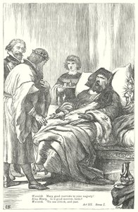 Kuningas Henrik IV osa II (kaiverrus) tekijältä Henry Courtney (after) Selous