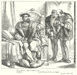 Kuningas Henrik VIII (kaiverrus) tekijältä Henry Courtney (after) Selous