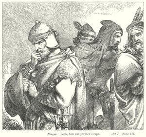 Macbeth (kaiverrus) tekijältä Henry Courtney (after) Selous