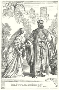 Othello (kaiverrus) tekijältä Henry Courtney (after) Selous