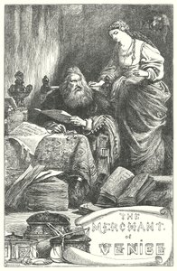 Venetsian kauppias (kaiverrus)