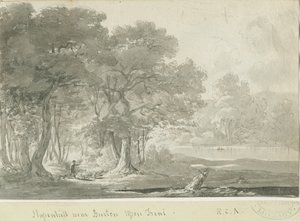 Burton-uponTrent - Stapenhill: seepiapiirros, nd [1788-1855] (piirustus) tekijältä Henry Curzon Allport