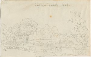 Tamworth - Silta: kynäpiirros, nd [1788-1855] tekijältä Henry Curzon Allport