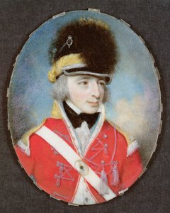 Tuntemattoman upseerin miniatyyri, n. 1797 tekijältä Henry Edridge