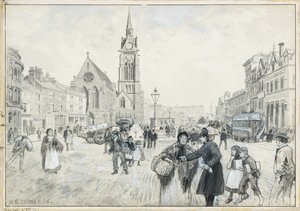 Uusi risti ja Pyhän Paavalin kirkko tekijältä Henry Edward Tidmarsh