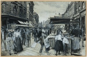 Vanha tori tekijältä Henry Edward Tidmarsh