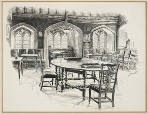 Lukuhuone, Chetham College tekijältä Henry Edward Tidmarsh