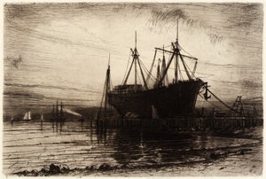 Auringonlasku, Gowanus Bay tekijältä Henry Farrer
