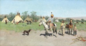 Laitumella New, 1895 tekijältä Henry Francois Farny