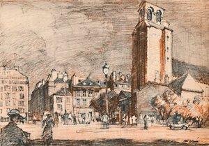 St. Germain Des Pres Vanhassa kaupunginosassa, n. 1927, 1927