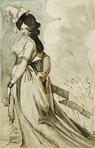 Kävelevä nainen, tekijältä Johann Heinrich Füssli