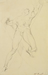 Haman, Michelangelon jälkeen, tekijältä Johann Heinrich Füssli