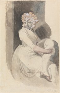 Tutkimus istuvasta naisesta tekijältä Johann Heinrich Füssli