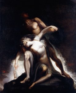 Vedenpaisumuksen visio, tekijältä Johann Heinrich Füssli