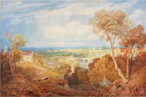 Barnardin linna, noin 1835 (akvarelli ja guassi)