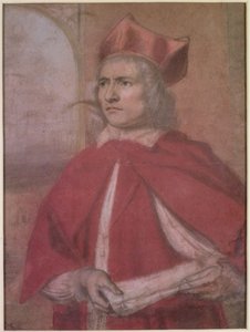 Henry Harrisin muotokuva kardinaali Wolseynä, 1600-luku (värilliset liidut paperille)
