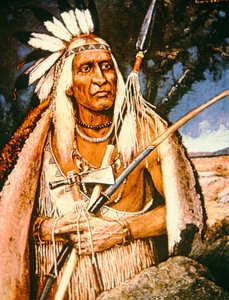 Iroquois Chief (öljy kankaalle)