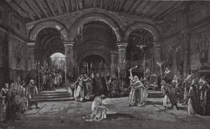 Kohtaus Kuningas Learista (litografia) tekijältä Henry Hawes Craven Green