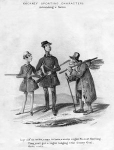 Cockneyn urheiluhahmot. Hämmästyttävä syntyperäinen, 1800-luku.