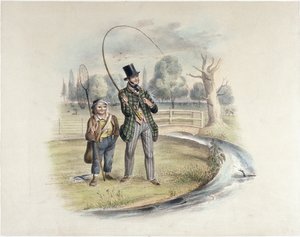 Ahvenen kalastus, Teddington, kuuden kuvan sarjasta 