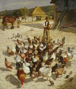 Sussexin maatila tekijältä Henry Herbert La Thangue
