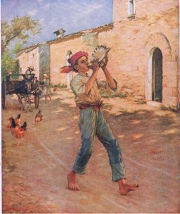 Itkevä kala Espanjassa, kuvitus My Magazinesta, 1925