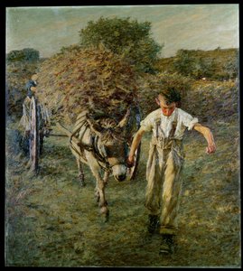 Haywain, n. 1889 tekijältä Henry Herbert La Thangue