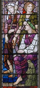 Buckland, St Mary, Lowndes & Drury, Henry Holiday, Arkkitehtuuri, 1918 tekijältä Henry Holiday