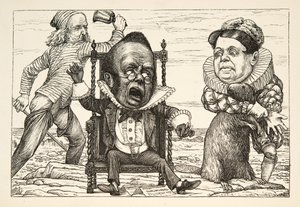 Hänen pelkonsa oli niin suuri, että hänen liivinsä muuttui valkoiseksi”, Lewis Carrollin pubista The Hunting of the Snark, An Agony in Eight Fits. 1876 tekijältä Henry Holiday