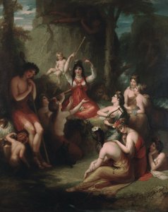 Comus kuuntelee Circen loitsuja, 1831