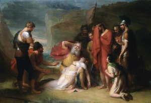 Lear ja Cordelia, noin 1820