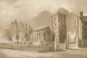 Willenhallin kirkko: seepiapiirros, nd [1844] (piirustus)