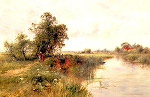 Thamesilla Wallingfordin lähellä tekijältä Henry John Kinnaird