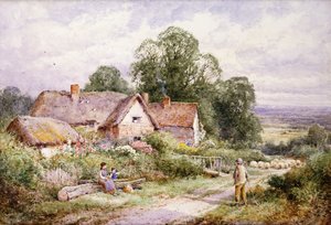 Sheep Lane lähellä Woburnia, Bedfordshire tekijältä Henry John Sylvester Stannard