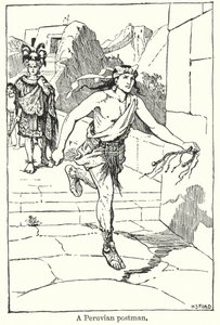 Perulainen postimies (litografia) tekijältä Henry Justice Ford