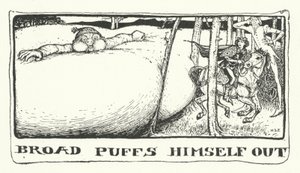 Leveä puhaltaa itsensä ulos (kaiverrus) tekijältä Henry Justice Ford