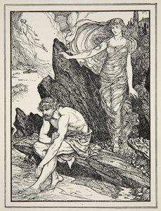 Calypso sääli Olyssesta Andrew Langin "Tales of the Greek Seas" -sarjasta tekijältä Henry Justice Ford