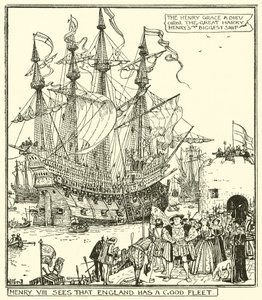 Henrik VIII näkee, että Englannissa on hyvä laivasto tekijältä Henry Justice Ford