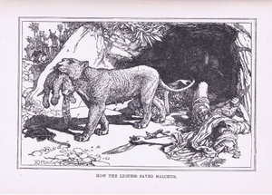 Kuinka leijona pelasti Malcuksen, 1912 tekijältä Henry Justice Ford